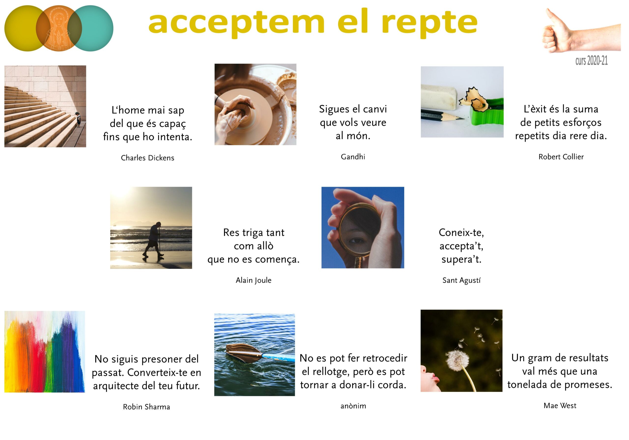 lema Acceptem el repte